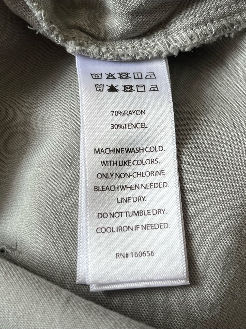 Sincerely Jules Sage Green Utility Cargo Pants Tencel Rayon Gorpcore Relaxed Fit - Picture 4 of 10